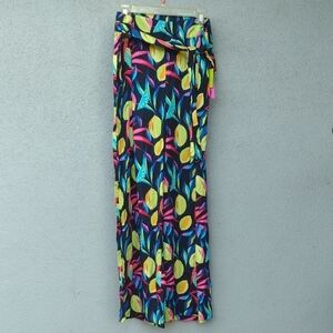 Tabitha Brown X Target Colorful Wide Leg Linen Blend Pull-on Pants Women's XL